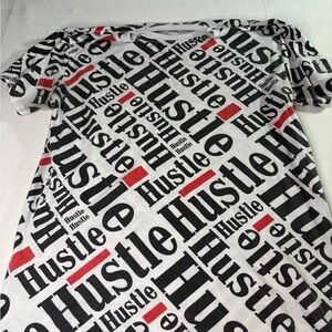 Graphic Print Vibes T-Shirt Hustle Size Medium